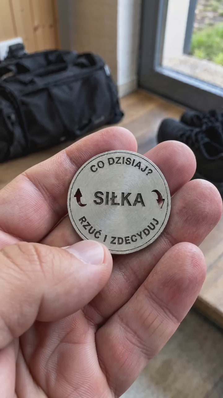 Rzut monetą Siłka czy piwo [AI]