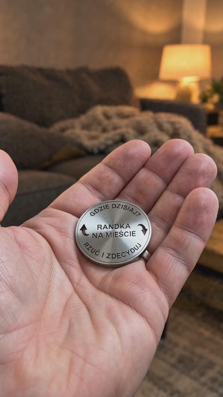 Rzut monetą Randka na mieście czy w domu [AI]